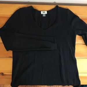 Black lightweight sweater
